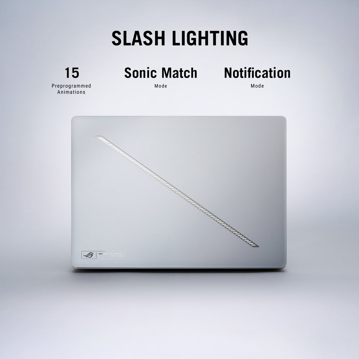 Asus ROG Zephyrus G14 AMD Ryzen 9 270 Processor, 16 GB RAM, 1TB SSD, 8 GB NVIDIA RTX 5050, 14" 3K (2880 x 1800) OLED Display, Windows 11 Home, English & Arabic Keyboard, Platinum White, 1 Year Warranty | GA403UH-OLED9161W