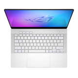 Asus ROG Zephyrus G14 AMD Ryzen 9 270 Processor, 16 GB RAM, 1TB SSD, 8 GB NVIDIA RTX 5050, 14" 3K (2880 x 1800) OLED Display, Windows 11 Home, English & Arabic Keyboard, Platinum White, 1 Year Warranty | GA403UH-OLED9161W