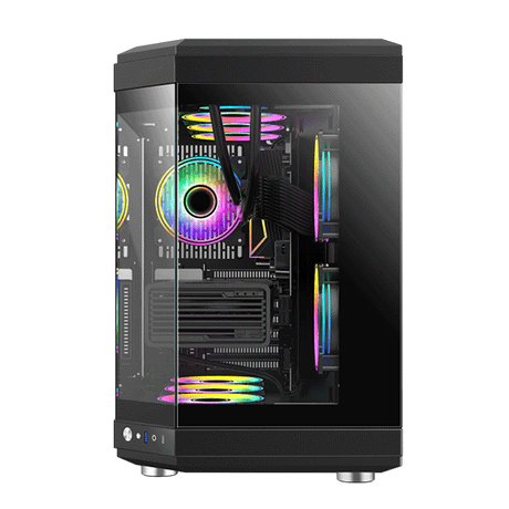 ATX CASE GAMEMAX HYPE Black | GM-HYPE-BLK