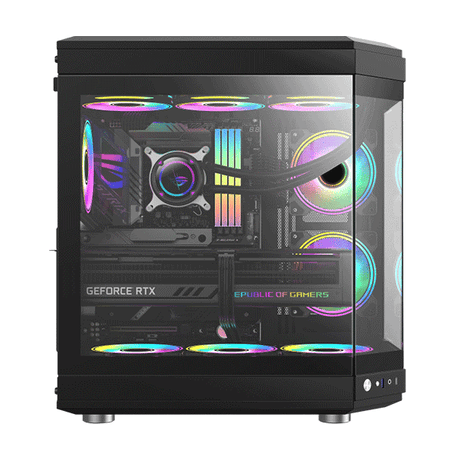 ATX CASE GAMEMAX HYPE Black | GM-HYPE-BLK