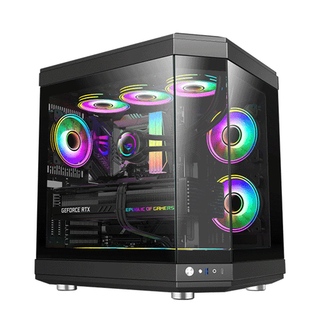 ATX CASE GAMEMAX HYPE Black | GM-HYPE-BLK