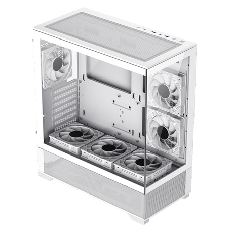 ATX CASE GAMEMAX VISTA AW WHITE WITH 6 FAN | GM-VISTA-AW-WT