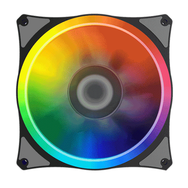 GAMEMAX CASE FAN GMX RF12X 120mm R GB Single Fan 1 Year Shop Warranty | GMX RF12X
