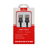 Genuine HDMI To HDMI Slim Cable, Version 2.0, Cable Length 3M, Supports 4K@60Hz, 1 Year Warranty | GN-HD3M2.0V-SB