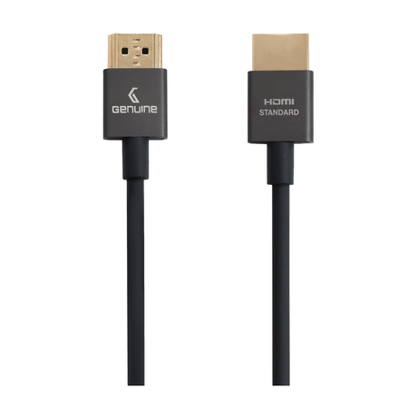 Genuine HDMI To HDMI Slim Cable, Version 1.4, Cable Length 5M, Supports 1080p, 1 Year Warranty | GN-HD5M1.4V-SB