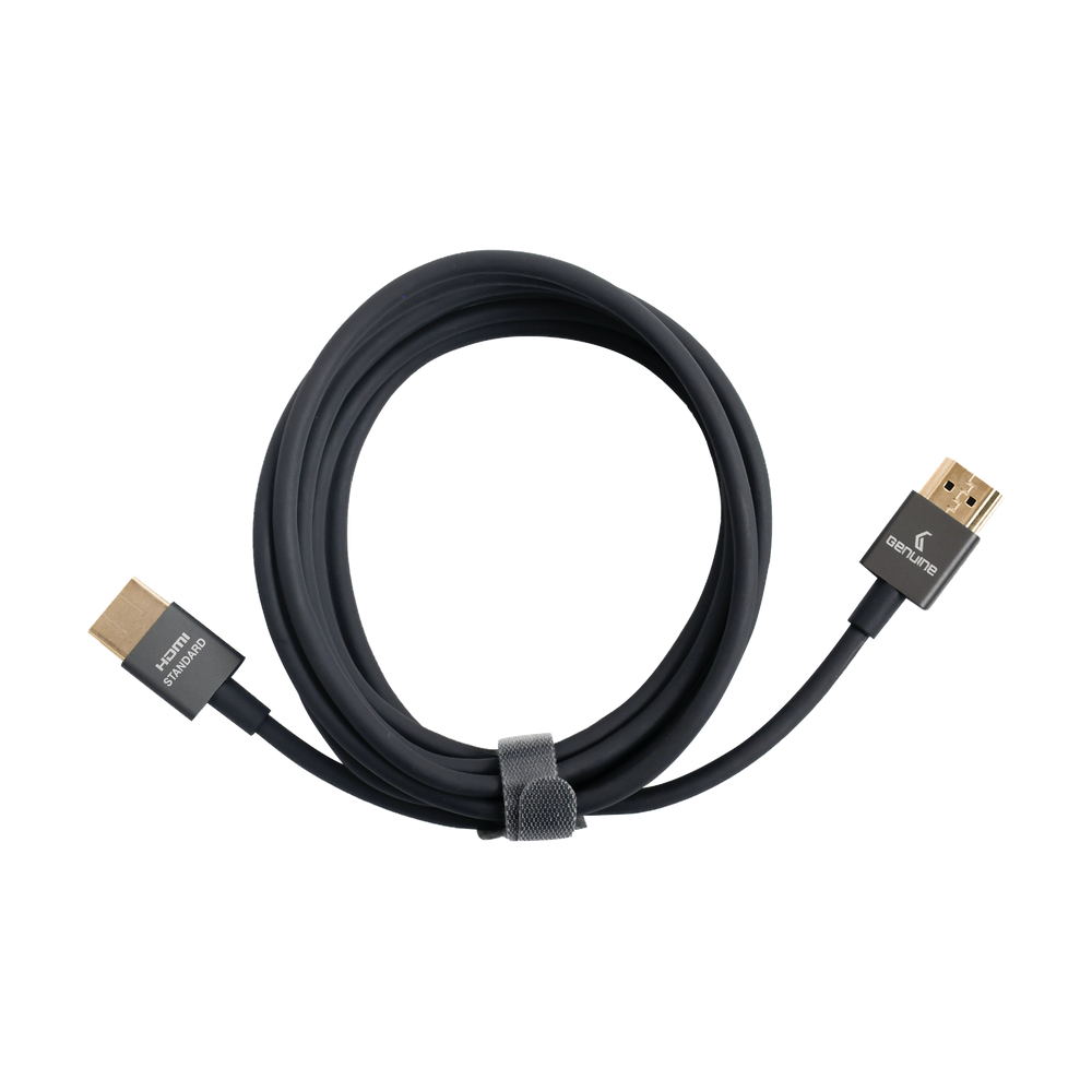 Genuine HDMI To HDMI Slim Cable, Version 1.4, Cable Length 5M, Supports 1080p, 1 Year Warranty | GN-HD5M1.4V-SB