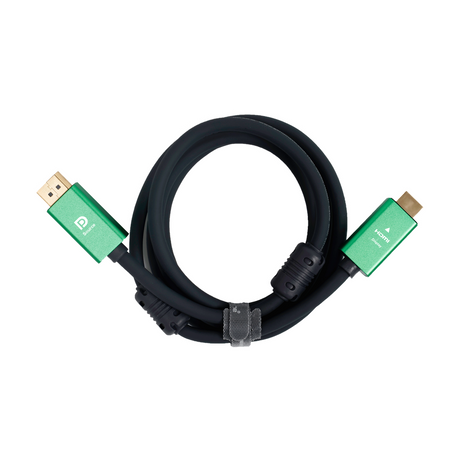 Genuine HDMI To DP (Display Port) Cable, Version 1.1, Supports 4K, Cable Length 1.8M, 1 Year Warranty | GN-HDDP1.8M2.0V