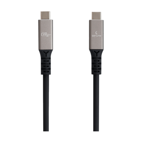 Genuine USB4 Type-C to C Cable, Cable Length 1.5M, 240W, 40Gps Data Transfer Speed, Aluminium Gray, 1 Year Warranty | GN-USB4-1.5M-AL