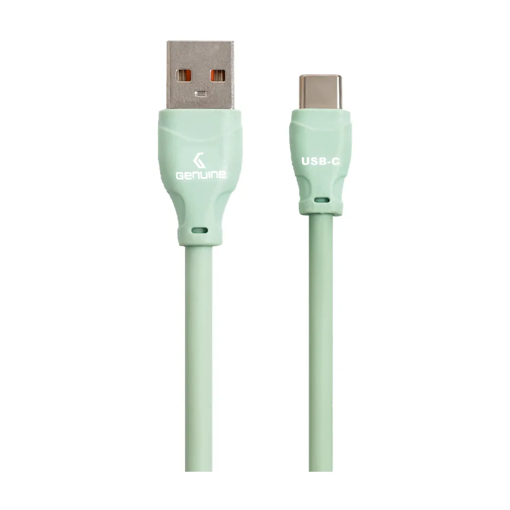 Genuine USB 2.0 - A to C Cable, Cable Length 1.5M, 100W, Green, 1 Year Warranty | GN-USBAC1.5M-GR