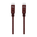 Genuine USB 3.2 Gen2 Cable, Cable Length 3M, 100W, 10Gps Data Transfer Speed, Brown, 1 Year Warranty | GN-USBC3M-BR