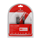 Genuine USB-C To HDMI Cable, Cable Length 3M, Supports 4K@60Hz, 1 Year Warranty | GN-USBCHD3M