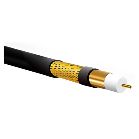 Genuine RG59 Coaxial Cable with Power, 300M Length, Copper, PVC Jacket, Shielded, Ideal for CCTV Installations, 1 Year Warranty | GNC713-PRG59