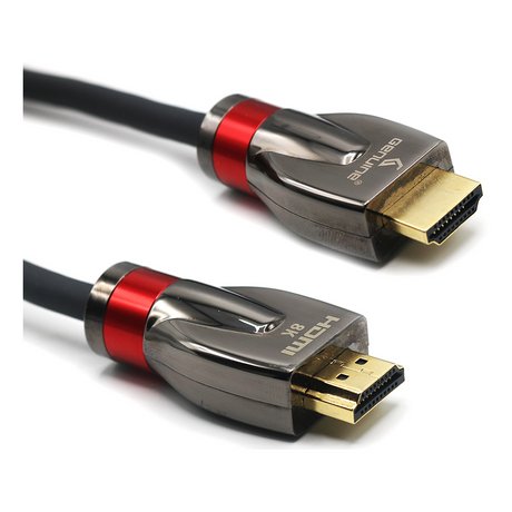 Genuine HDMI To HDMI Cable, Version 2.1, Supports 8K, Cable Length 1.8M, 2 x Ferrite Cores, 1 Year Warranty | GNHD18M21V