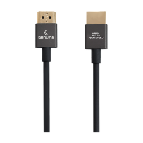 Genuine HDMI To HDMI Slim Cable, Version 2.1, Cable Length 2M, Supports 8K@60Hz, 1 Year Warranty | GNHD2M2.1V-SB