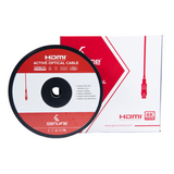 Genuine HDMI To HDMI Fiber Optic Cable, Version 2.0, Supports 4K, Cable Length 50M, 1 Year Warranty | GNHDFO50M20V