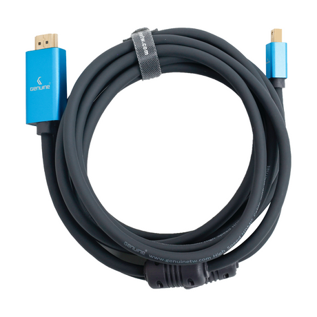 Genuine Mini DP To HDMI Cable, Version 1.1, Supports 1080p, Cable Length 3M, 1 Year Warranty | GNMNDPHD3M