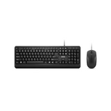 Lenovo 160 Wired Keyboard & Mouse Combo, 100% Keyboard Layout, 1600 DPI Optical Tracking Mouse Sensor, 2-way Mouse Scroll, Black, 1 Year Warranty | GX31L52655