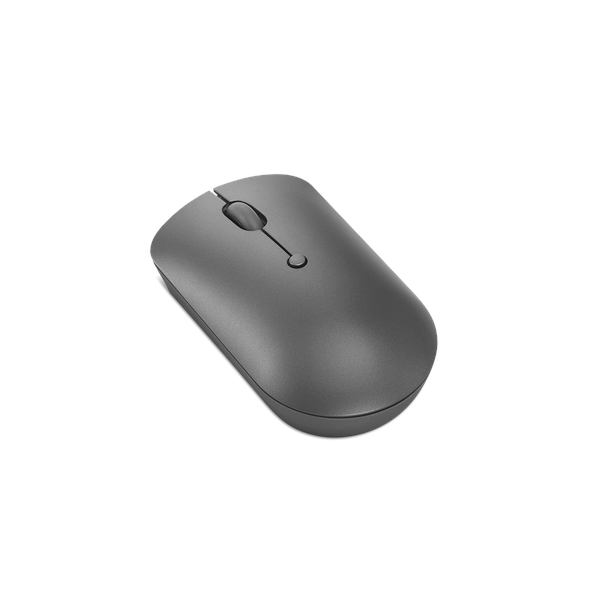 Lenovo 540 USB-C Wireless Compact Mouse, 2400 DPI Red optical Sensor, 4 (left click, right click, scroll click, DPI) Buttons, Ambidextrous Design, 2-way Scroll Wheel, Storm Grey, 1 Year Warranty | GY51D20867