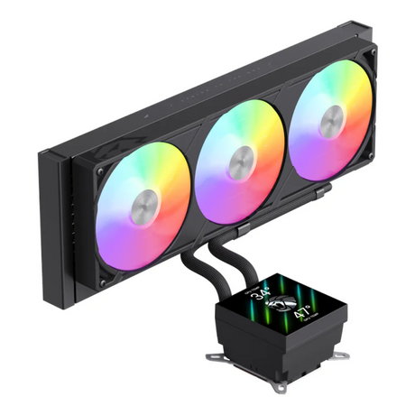 Gamemax-Glacier-360-Black-LCD-AIO-Liquid-CPU-Cooler-GLACIER360-B