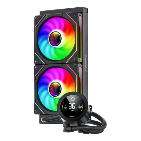 Gamemax-Iceberg-240-Digital-Black-AIO-Liquid-CPU-Cooler-ICEBERG240-B