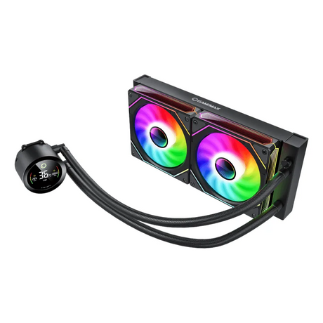 Gamemax-Iceberg-240-Digital-Black-AIO-Liquid-CPU-Cooler-ICEBERG240-B