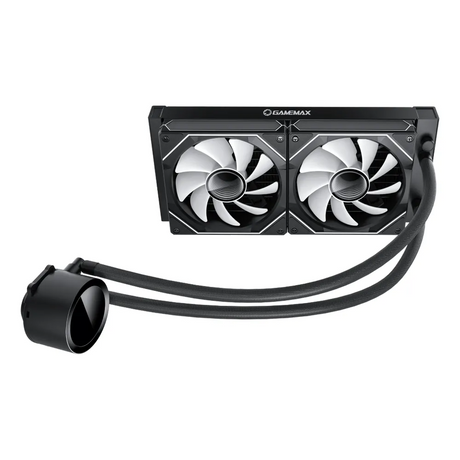 Gamemax-Iceberg-240-Digital-Black-AIO-Liquid-CPU-Cooler-ICEBERG240-B