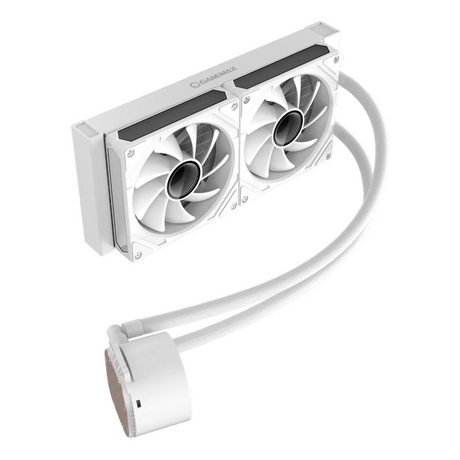Gamemax-Iceberg-240-Digital-White-AIO-Liquid-CPU-Cooler-ICEBERG240-W