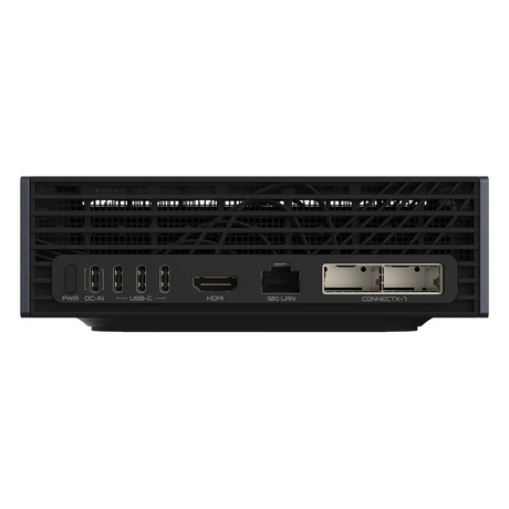 Gigabyte AI TOP ATOM Personal AI Supercomputer, 20 core Arm GB10 Grace Blackwell Superchip Processor, 128GB RAM, 4TB SSD, DOS, NVIDIA Blackwell Architecture Graphics, Compact Form Factor, 240W Power Supply, ConnectX-7 Networking, 1 Year Warranty |