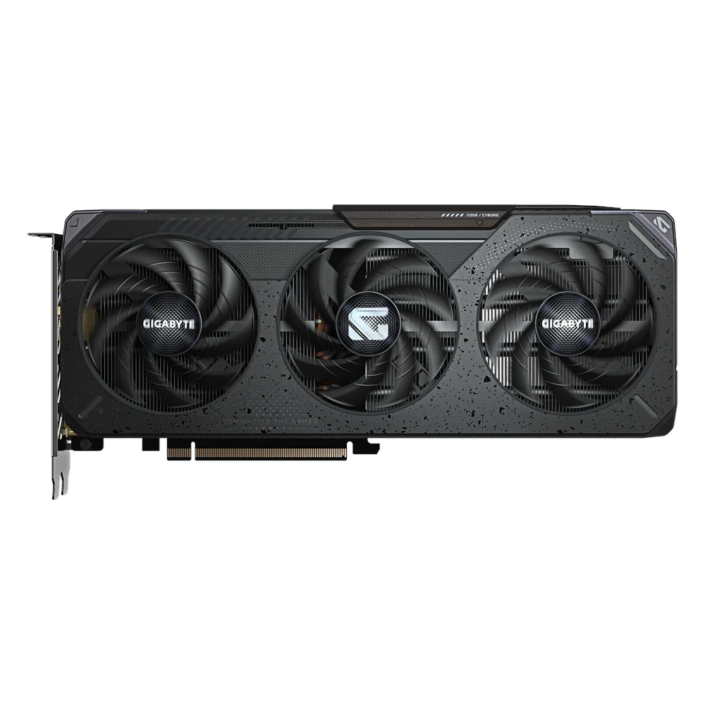 Gigabyte AMD Radeon RX 9060 XT GAMING OC Graphics Card, GDDR6 16GB 128-bit Memory, DisplayPort 2.1a & HDMI 2.1b, PCI Express 5.0, Up to 3320 MHz Boost Clock, 20 Gbps Memory Clock, WINDFORCE Cooling System, 1 Year Warranty | GV-R9060XTGAMING-OC-1