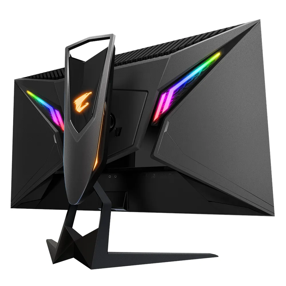 Gigabyte AORUS FI27Q-P Gaming Monitor, 27" 2K (2560 x 1440) Resolution, 165Hz, Anti-glare, 1ms (MPRT) Response Time, HDMI, DP, Fully Adjustable Stand, Black, 1 Year Warranty | FI27Q-P