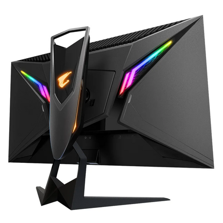 Gigabyte AORUS FI27Q-P Gaming Monitor, 27" 2K (2560 x 1440) Resolution, 165Hz, Anti-glare, 1ms (MPRT) Response Time, HDMI, DP, Fully Adjustable Stand, Black, 1 Year Warranty | FI27Q-P