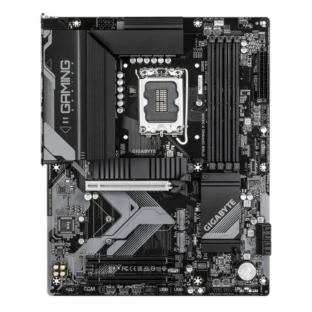 Gigabyte B760 GAMING X GEN5 Motherboard, LGA1700 Socket, ATX Form Factor, DDR5 Ram, PCIe 5.0, HDMI, DisplayPort, Realtek 2.5Gb Ethernet, RGB Fusion, 1 Year Warranty | B760-GAMING-X-GEN5