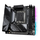 Gigabyte B760I AORUS PRO DDR4 Motherboard, LGA1700 Socket, Mini-ITX Form Factor, DDR4 Ram, PCIe 4.0, Killer Wi-Fi 6, Bluetooth v5.3, HDMI, DisplayPort, Intel 2.5Gb Ethernet, USB 3.2 Gen 2 Type-C, 1 Year Warranty | B760I-AORUS-PRO-DDR4