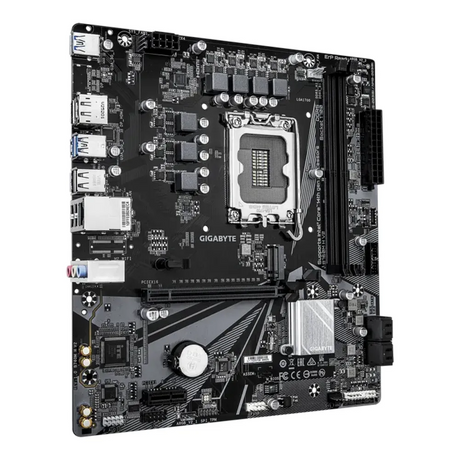 Gigabyte B760M H V2 Motherboard, LGA1700 Socket, mATX Form Factor, DDR5 Ram, PCIe 4.0, HDMI, DisplayPort, Realtek GbE Ethernet, 1 Year Warranty | B760M-H-V2