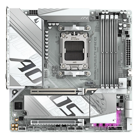 Gigabyte-B850M-AORUS-Elite-ICE-Wi-Fi-6E-Motherboard-B850M-A-ELT-WF6E-ICE