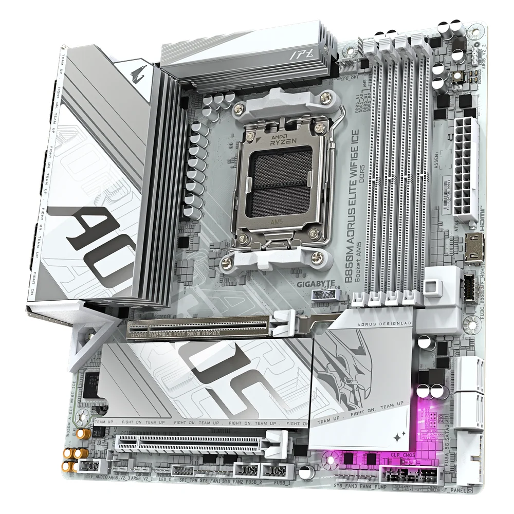 Gigabyte-B850M-AORUS-Elite-ICE-Wi-Fi-6E-Motherboard-B850M-A-ELT-WF6E-ICE