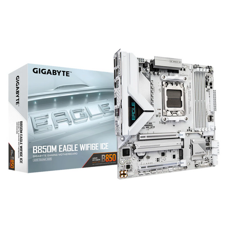 Gigabyte-B850M-EAGLE-WIFI6E-ICE-WHITE-Motherboard-B850M-EAGLE-WF6E-ICE