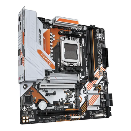 Gigabyte B850M FORCE Motherboard, Socket AM5, mATX Form Factor, DDR5 Ram, PCIe 5.0, HDMI, DisplayPort, Realtek 2.5Gb Ethernet, USB 3.2 Gen 1 Type-C, 1 Year Warranty | B850M-FORCE