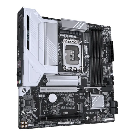 Gigabyte B860M GAMING X WIFI6E Motherboard, LGA1851 Socket, mATX Form Factor, DDR5 Ram, PCIe 5.0, Wi-Fi 6E, Bluetooth v5.3, HDMI, DisplayPort, USB4 Type-C, Realtek 2.5Gb Ethernet, 1 Year Warranty | B860M-GAMING-X-WIFI6E