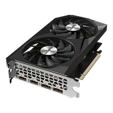 Gigabyte GeForce RTX 3050 WINDFORCE OC V2 Graphics Card, GDDR6 6GB 96-bit Memory, HDMI 2.1 & DP 1.4 Outputs, PCI Express 4.0, 1792 MHz Core Clock, 14000 MHz Memory Clock, Dual Fan Windforce Cooling System, 1 Year Warranty | GV-N3050WF2OCV2-8GD