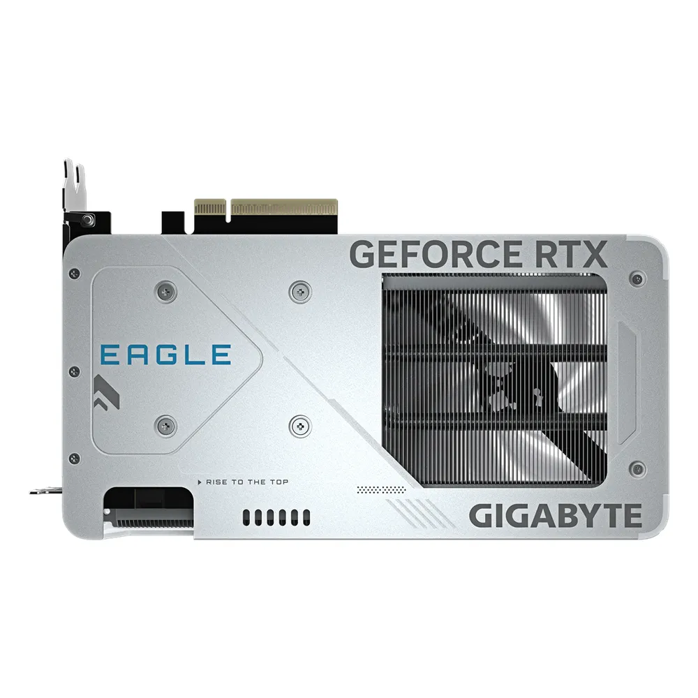 Gigabyte EAGLE OC ICE GeForce RTX 5060 Ti Graphics Card, GDDR7 8GB 128-bit Memory, HDMI 2.1b & DP 2.1b Outputs, PCI Express 5.0, 2617 MHz Core Clock, 28 Gbps Memory Clock, Dual Windforce Hawk Fans, White, 1 Year Warranty | GV-N506TEAGLE-OC-ICE