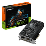 Gigabyte WINDFORCE GeForce RTX 5060 Ti Graphics Card, GDDR7 8GB 128-bit Memory, HDMI 2.1b & DP 2.1b Outputs, PCI Express 5.0, 2572 MHz Core Clock, 28 Gbps Memory Clock, Dual RGB Windforce Hawk Fans, 1 Year Warranty | GV-N506TWF2-8GD