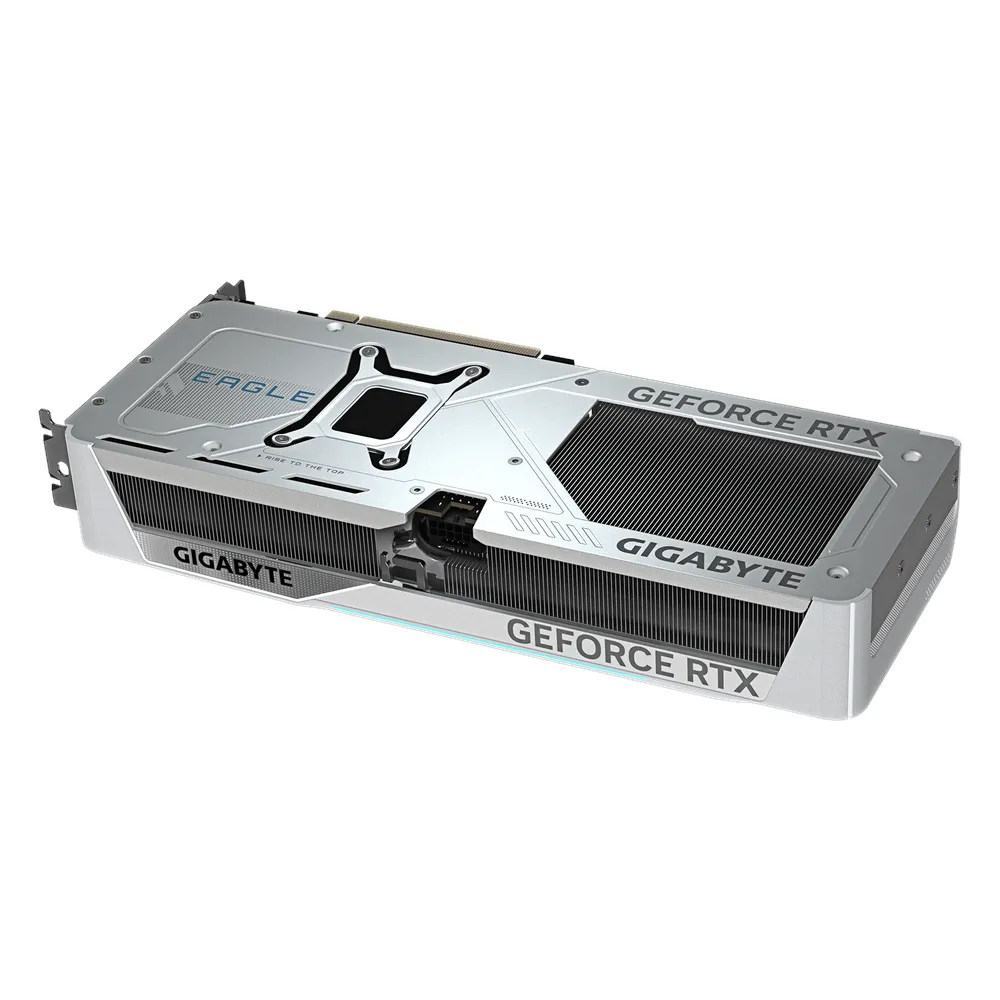 Gigabyte EAGLE OC ICE GeForce RTX 5070 Small Form Factor Graphics Card, GDDR7 12GB 192-bit Memory, HDMI 2.1b & DP 2.1b Outputs, PCI Express 5.0, 2587 MHz Core Clock, 28 Gbps Memory Clock, Triple Windforce Hawk Fans, White, 1 Year Warranty |
