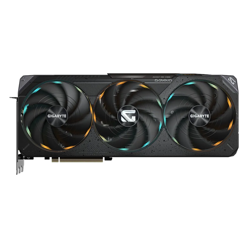 Gigabyte GAMING OC GeForce RTX 5070 Ti Graphics Card, GDDR7 16GB 256-bit Memory, HDMI 2.1b & DP 2.1b Outputs, PCI Express 5.0, 2588 MHz Core Clock, 28 Gbps Memory Clock, Triple Windforce Hawk Fans, RGB Halo, Dual BIOS, 1 Year Warranty |