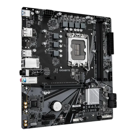 Gigabyte H610M D3W WIFI6 Motherboard, LGA1700 Socket, mATX Form Factor, DDR5 Ram, PCIe 4.0, Wi-Fi 6, Bluetooth v5.3, HDMI, DisplayPort, Realtek GbE Ethernet, RGB Fusion, 1 Year Warranty | H610M-D3W-WIFI6