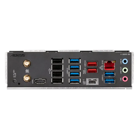 Gigabyte X670 AORUS ELITE AX Motherboard, Socket AM5, ATX Form Factor, DDR5 Ram, PCIe 5.0 M.2 Support, Wi-Fi 6E, Bluetooth v5.2, HDMI, Realtek 2.5Gb Ethernet, USB 3.2 Gen 2x2 Type-C, 1 Year Warranty | X670-AORUS-ELITE-AX