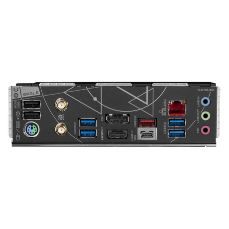 Gigabyte Z790 EAGLE AX Motherboard, LGA1700 Socket, ATX Form Factor, DDR5 Ram, PCIe 5.0, Wi-Fi 6E, Bluetooth v5.3, HDMI, DisplayPort, Realtek 2.5Gb Ethernet, USB 3.2 Gen 2 Type-C, 1 Year Warranty | Z790-EAGLE-AX