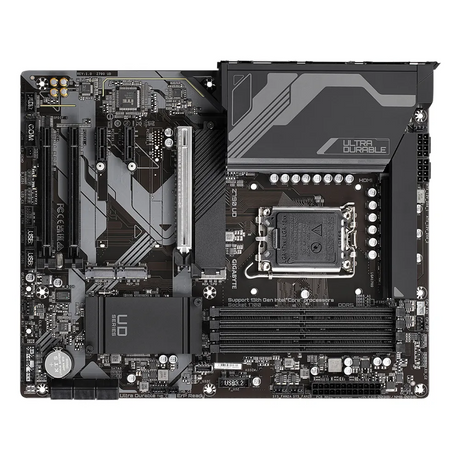 Gigabyte Z790 UD Motherboard, LGA1700 Socket, ATX Form Factor, DDR5 Ram, PCIe 5.0, HDMI, DisplayPort, Realtek 2.5Gb Ethernet, USB 3.2 Gen 2x2 Type-C, 1 Year Warranty | Z790-UD