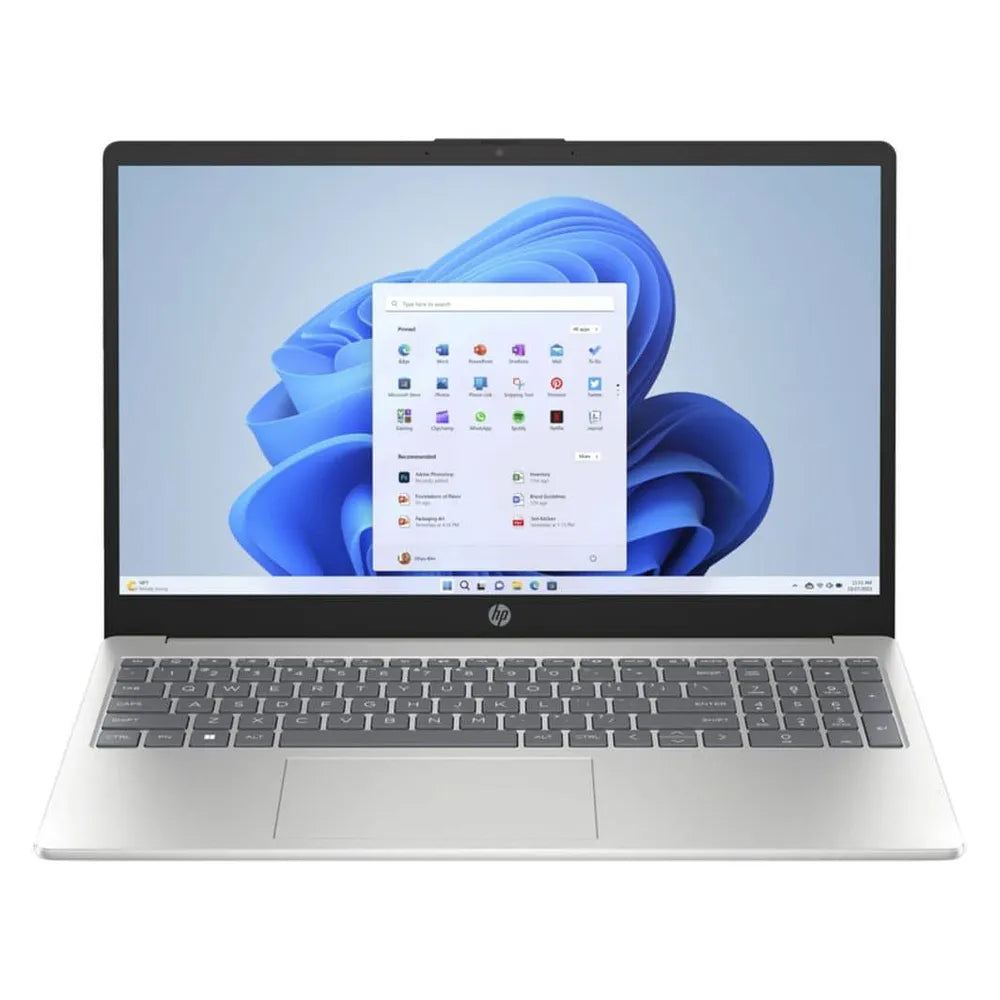 HP 15 FC0051NE Laptop, AMD Ryzen 5 7520U Processor, 16GB RAM, 512GB SSD, 15.6" FHD Display, Windows 11 Home, English & Arabic Backlit Keyboard, 1 Year Warranty | B4JS3EA