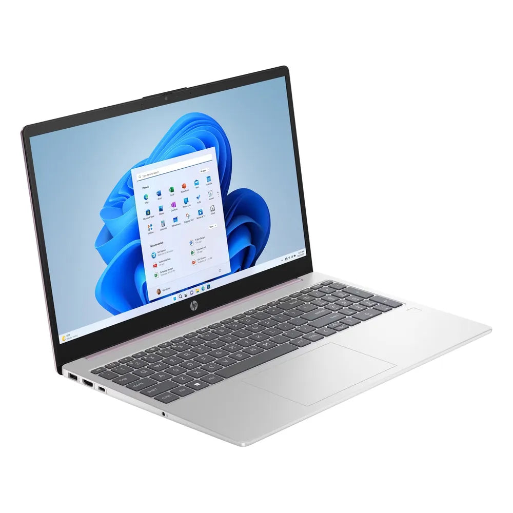 HP 15-fd0107ne Laptop, Intel Core i7-1255U Processor, 16GB DDR4 RAM, 512GB SSD, Integrated Intel Iris Xe Graphics, 15.6" FHD IPS Display, Windows 11 Home, Backlit English & Arabic Keyboard, 1 Year Warranty | A57DZEA
